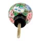 Pink Green Floral Hand Painted Kashmiri Indian Cabinet Knobs